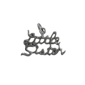 Sterling Silver charm little sister vintage 1980s